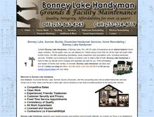 Tablet Screenshot of bonneylakehandyman.com